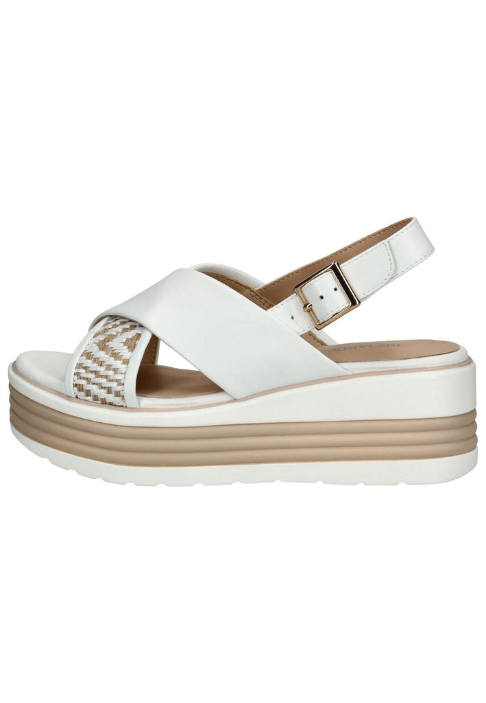Sandalen Regarde Le Ciel Sandalen Leder/Textil Weiß