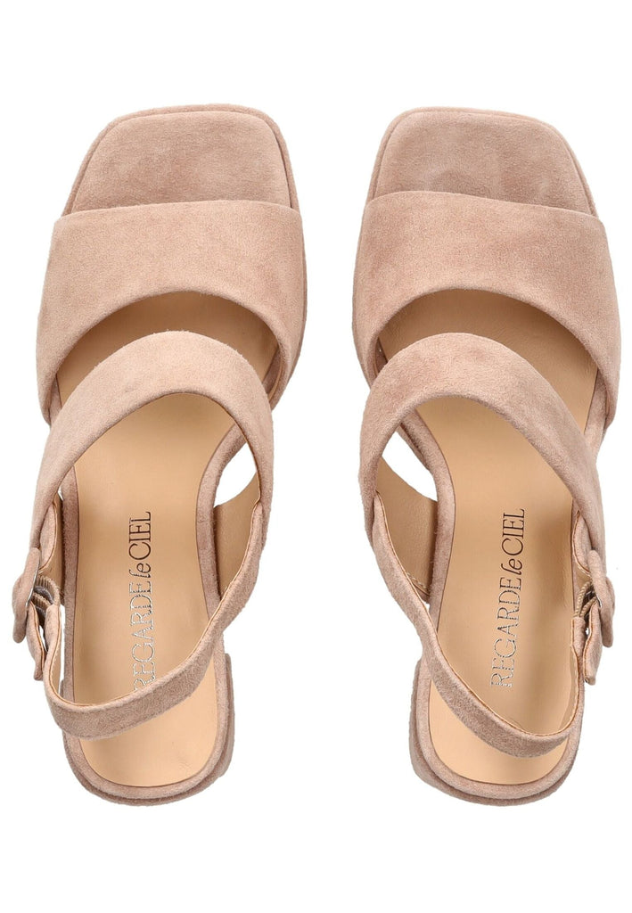 Regarde Le Ciel Sandalen Veloursleder Braun