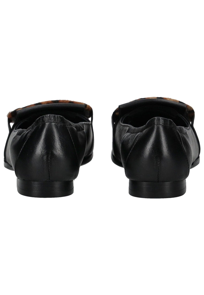 Regarde Le Ciel Slipper Leder Schwarz