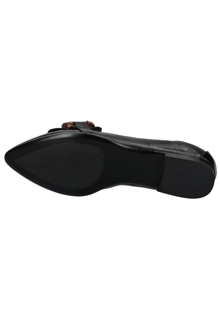 Regarde Le Ciel Slipper Leder Schwarz