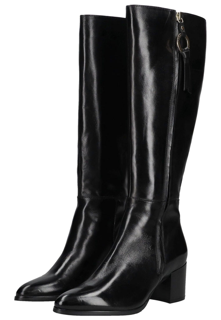 Regarde Le Ciel Stiefel Leder Schwarz