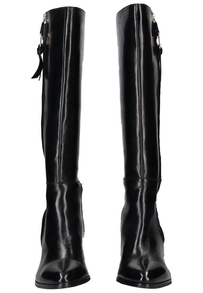 Regarde Le Ciel Stiefel Leder Schwarz