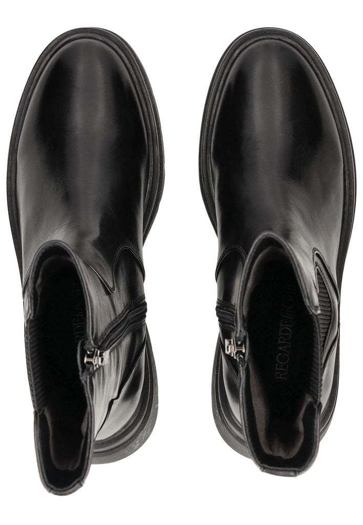 Regarde Le Ciel Stiefelette Leder Schwarz