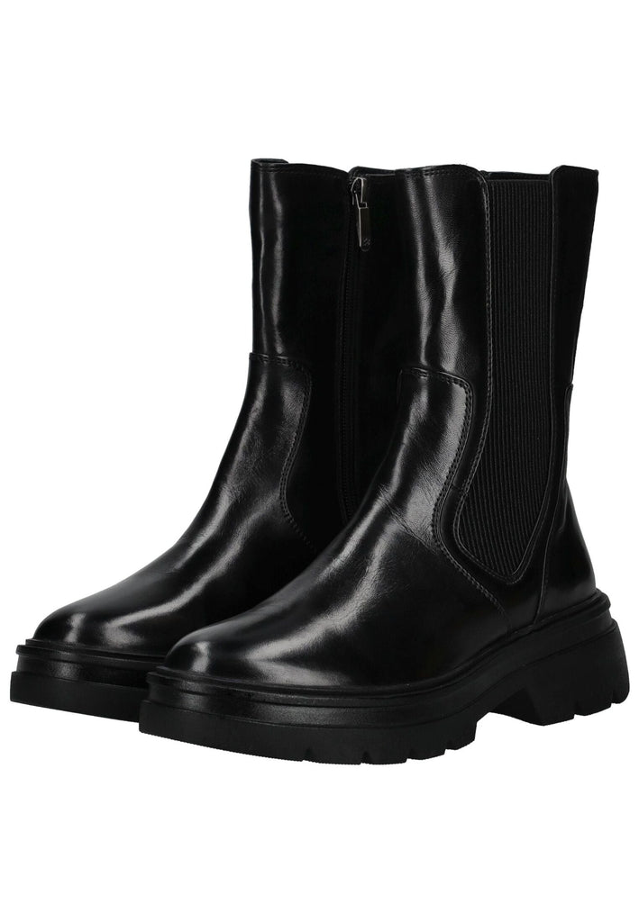 Regarde Le Ciel Stiefelette Leder Schwarz