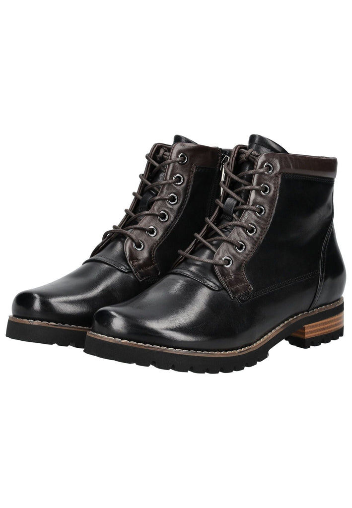Regarde Le Ciel Stiefelette Leder Schwarz Warmfutter