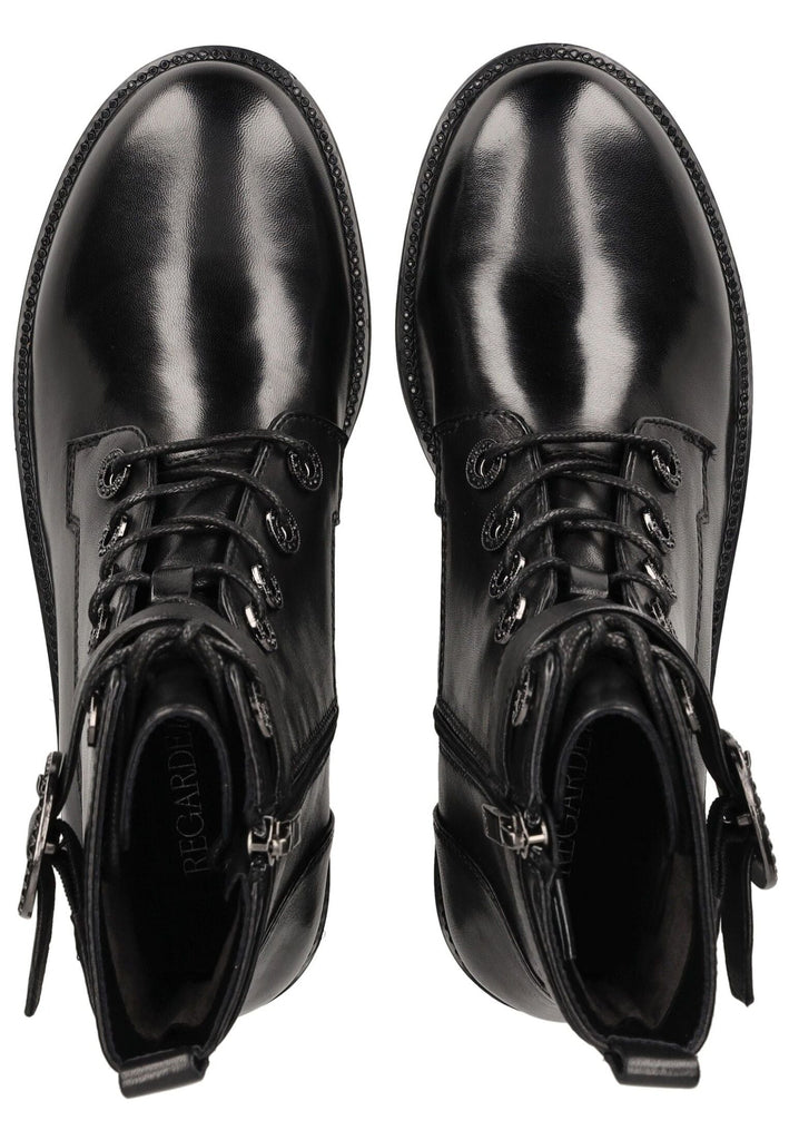 Regarde Le Ciel Stiefelette Leder Schwarz Warmfutter