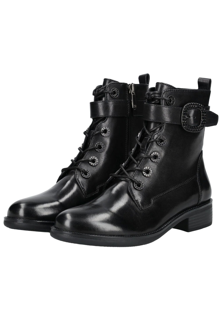 Regarde Le Ciel Stiefelette Leder Schwarz Warmfutter