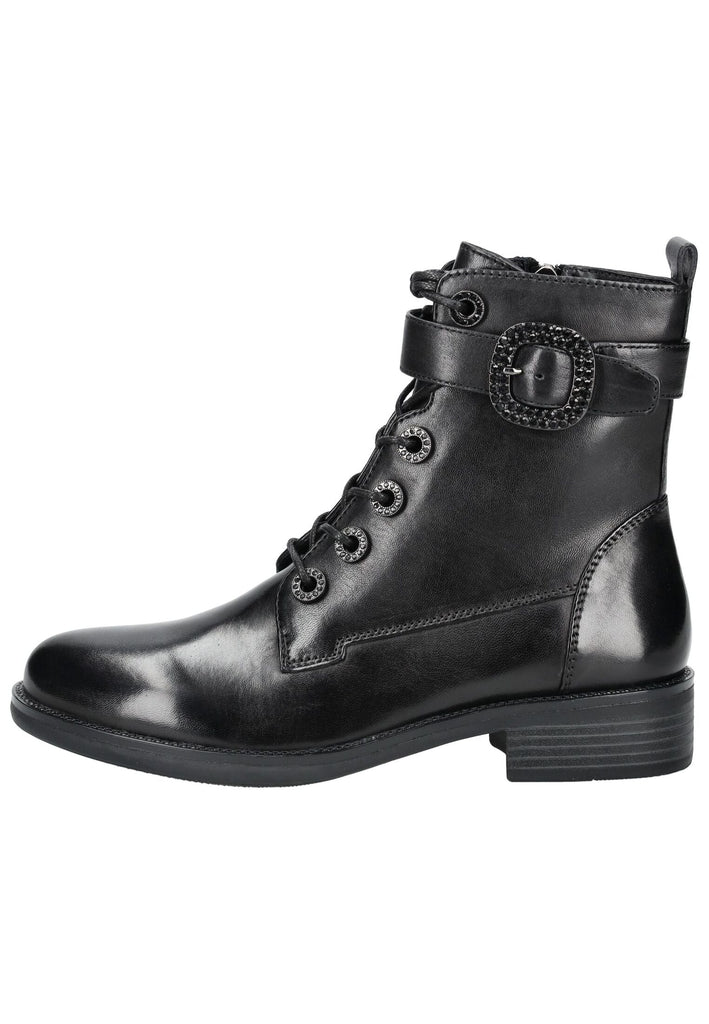 Regarde Le Ciel Stiefelette Leder Schwarz Warmfutter