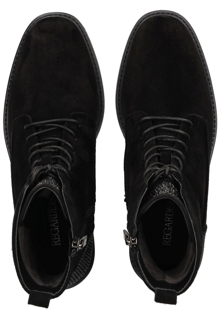 Regarde Le Ciel Stiefelette Leder Schwarz Warmfutter