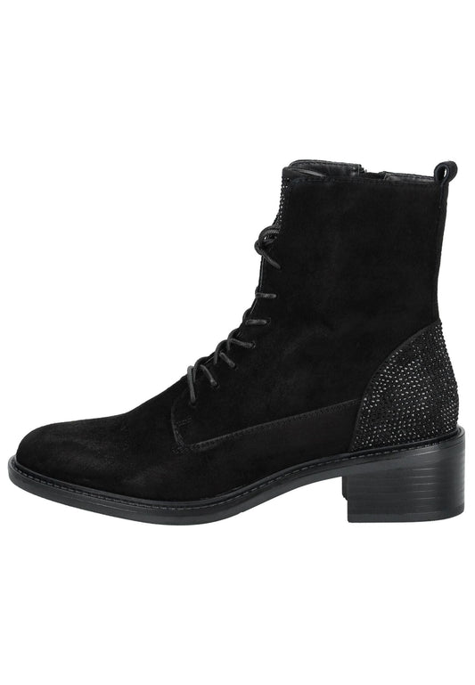 Regarde Le Ciel Stiefelette Leder Schwarz Warmfutter