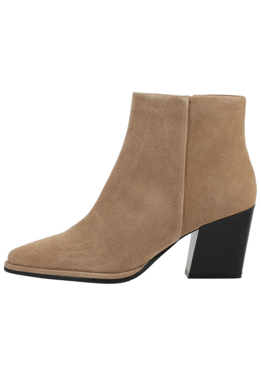 Regarde Le Ciel Stiefelette Veloursleder Hellbraun