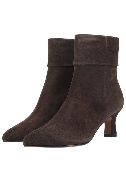 Regarde Le Ciel Stiefelette Veloursleder Mittelbraun