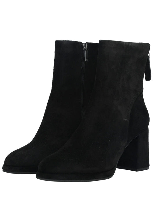 Regarde Le Ciel Stiefelette Veloursleder Schwarz