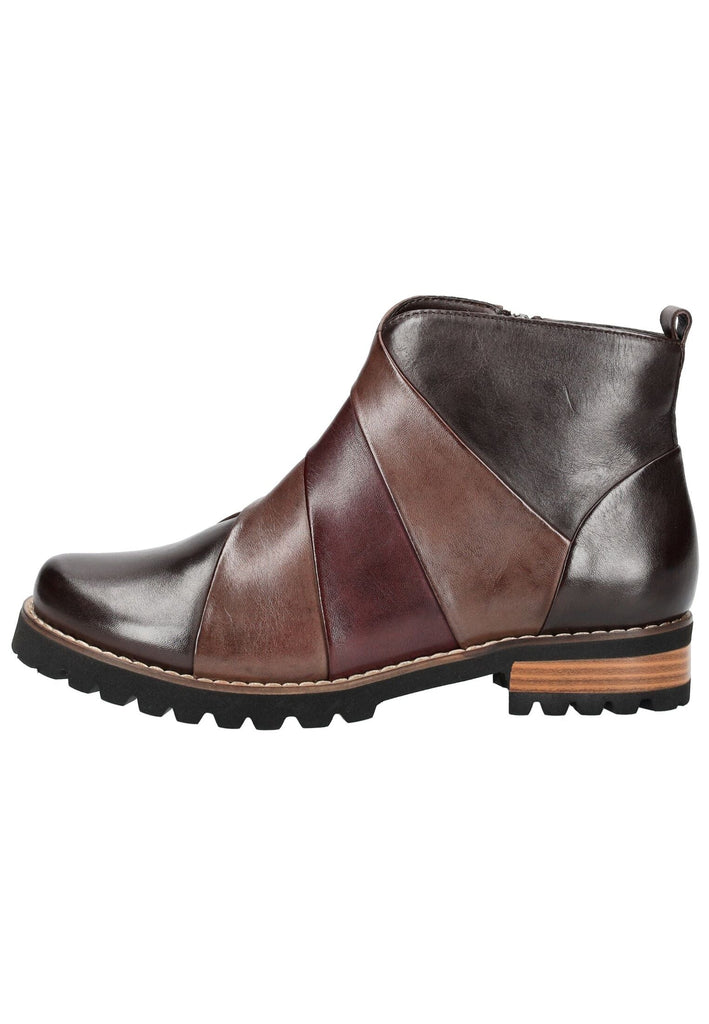 Stiefeletten Regarde Le Ciel Stiefelette Leder Dunkelbraun Warmfutter