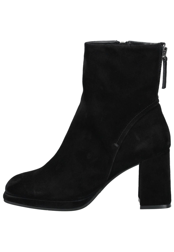 Stiefeletten Regarde Le Ciel Stiefelette Leder Schwarz Warmfutter