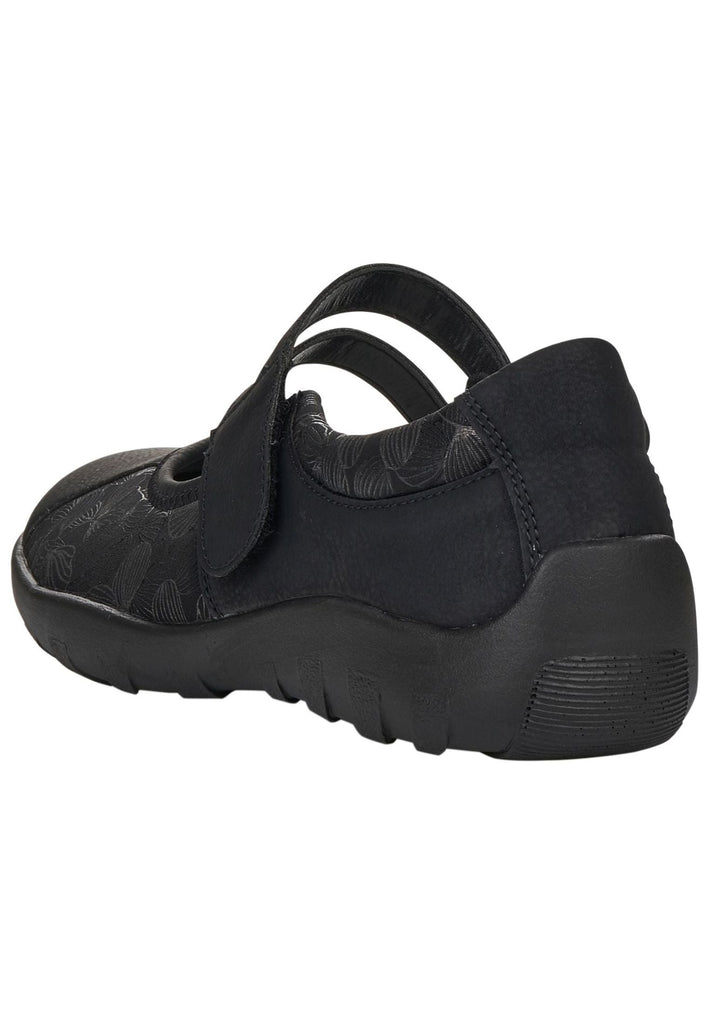 Remonte Ballerinas Leder Schwarz