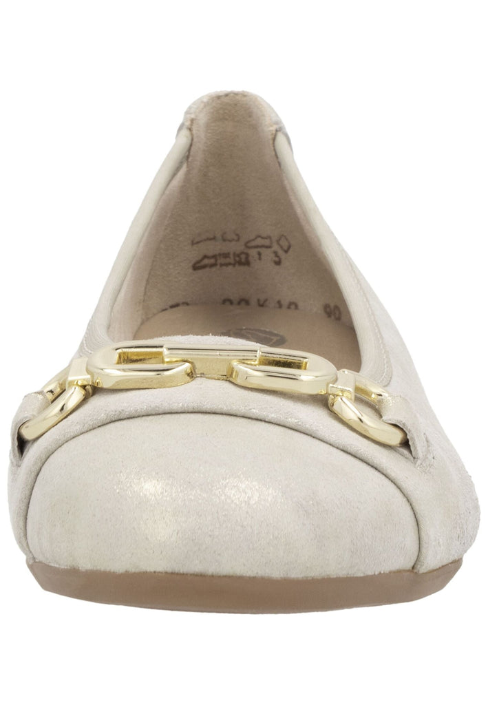 Remonte Ballerinas Leder Silber