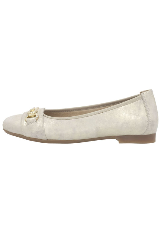 Remonte Ballerinas Leder Silber