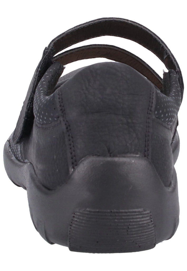 Remonte Ballerinas Lederimitat Schwarz