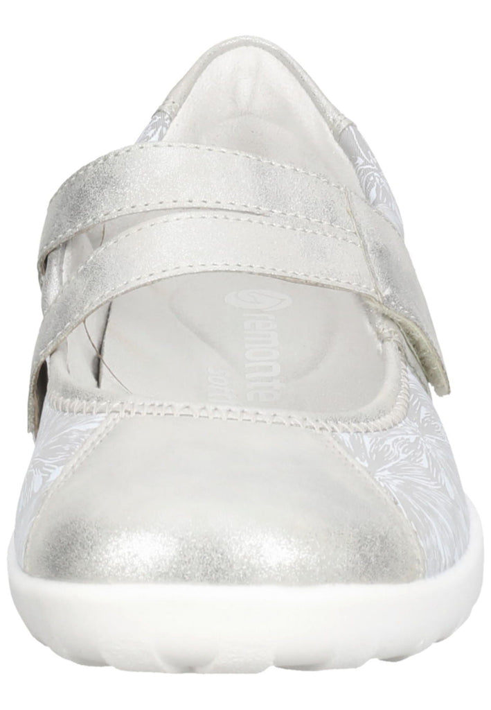 Remonte Ballerinas Lederimitat/Textil Weiß/Silber