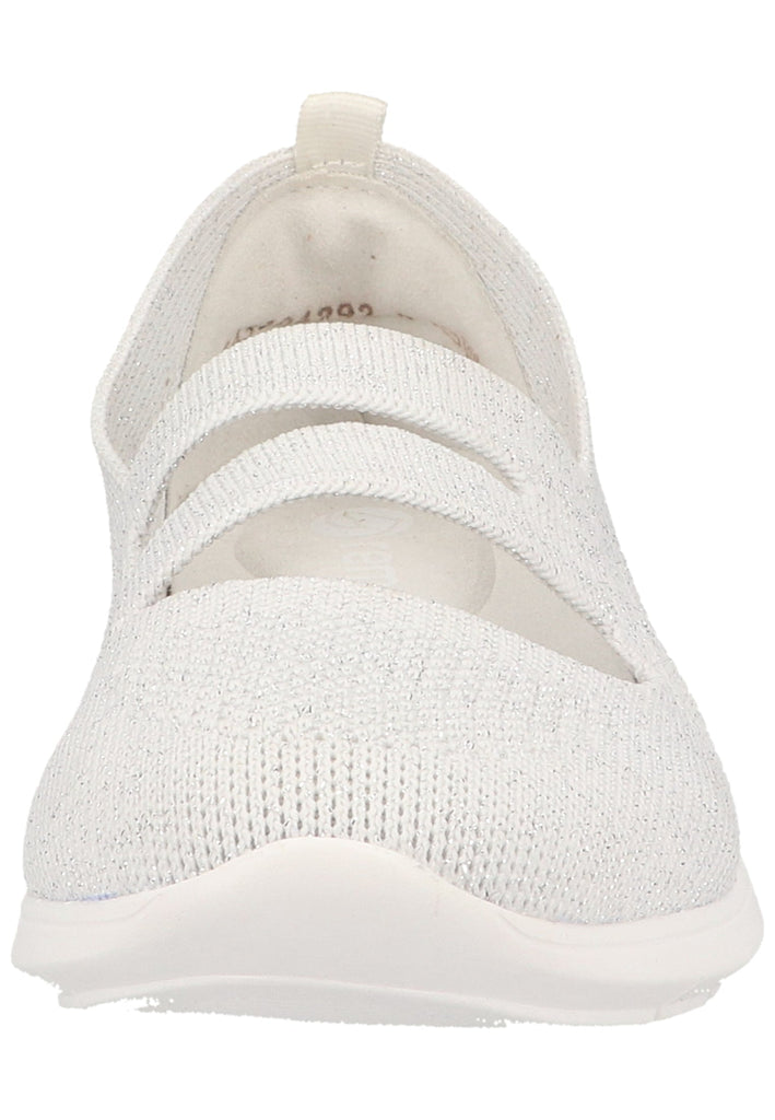 Remonte Ballerinas Textil Weiß