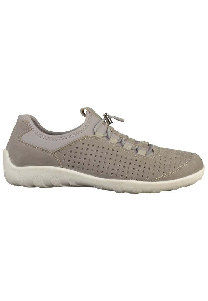 Remonte Halbschuhe Leder/Textil Grau