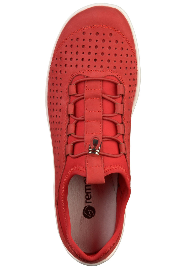Remonte Halbschuhe Leder/Textil Rot