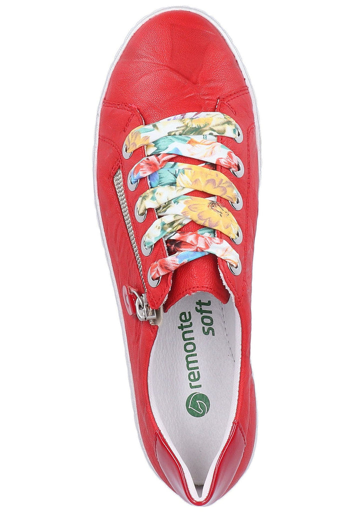Remonte Halbschuhe Lederimitat Rot