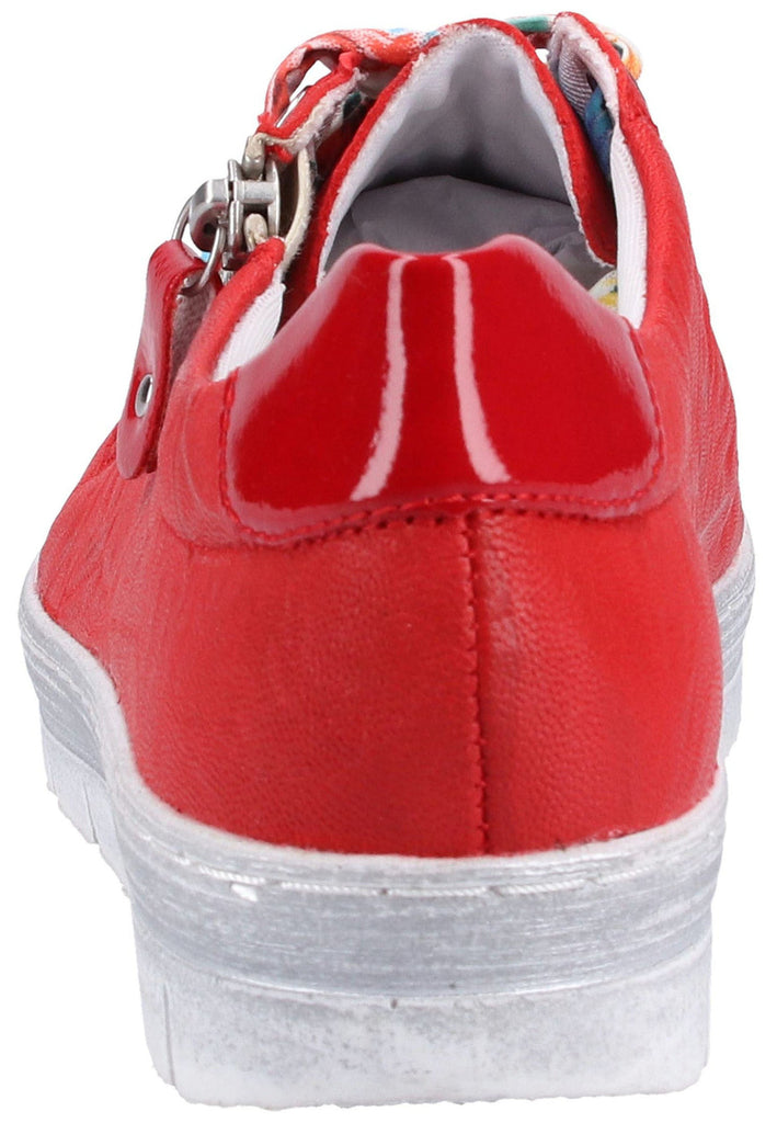 Remonte Halbschuhe Lederimitat Rot