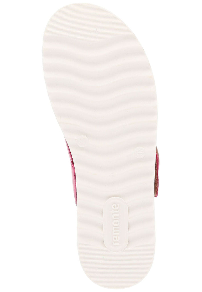 Remonte Pantoletten Glattleder Fuchsia