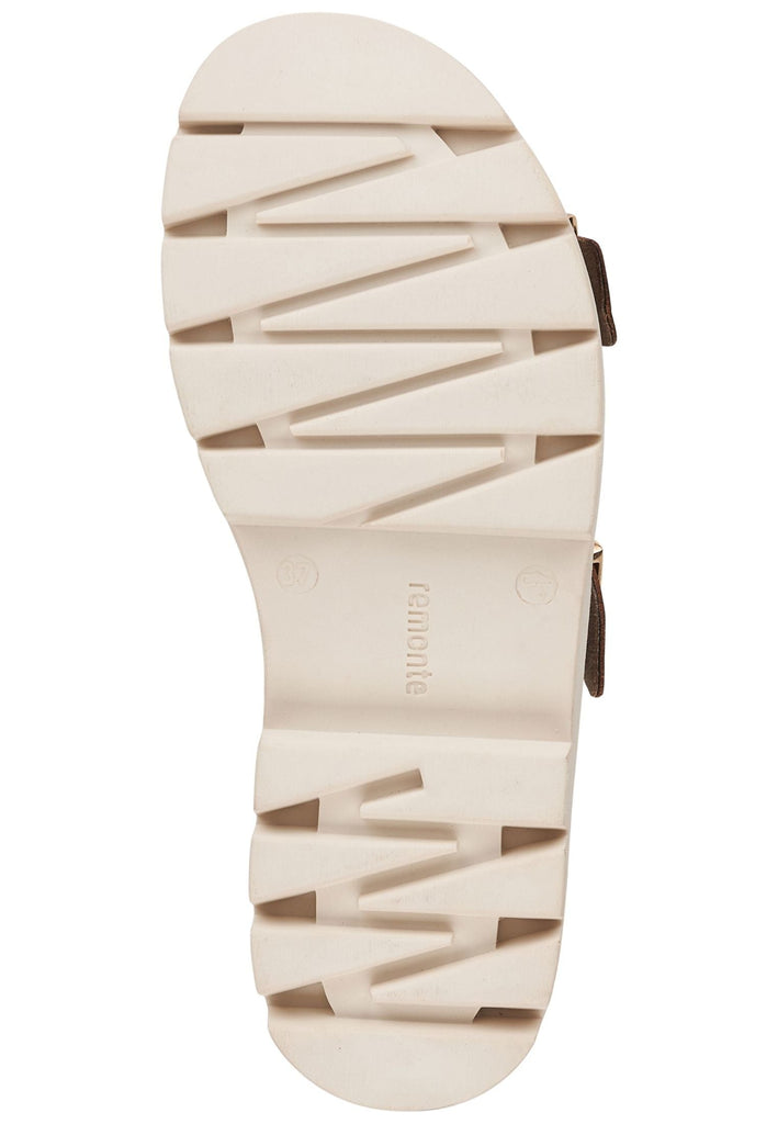 Remonte Pantoletten Leder Muskat