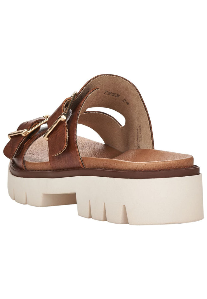 Remonte Pantoletten Leder Muskat