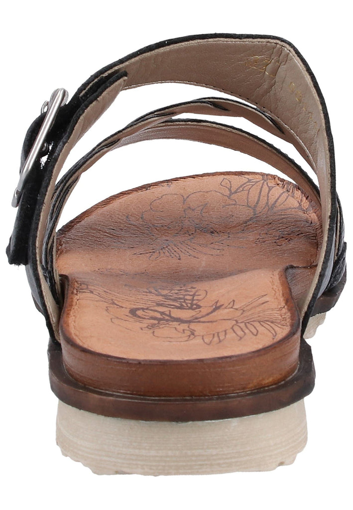 Remonte Pantoletten Leder/Synthetik Schwarz