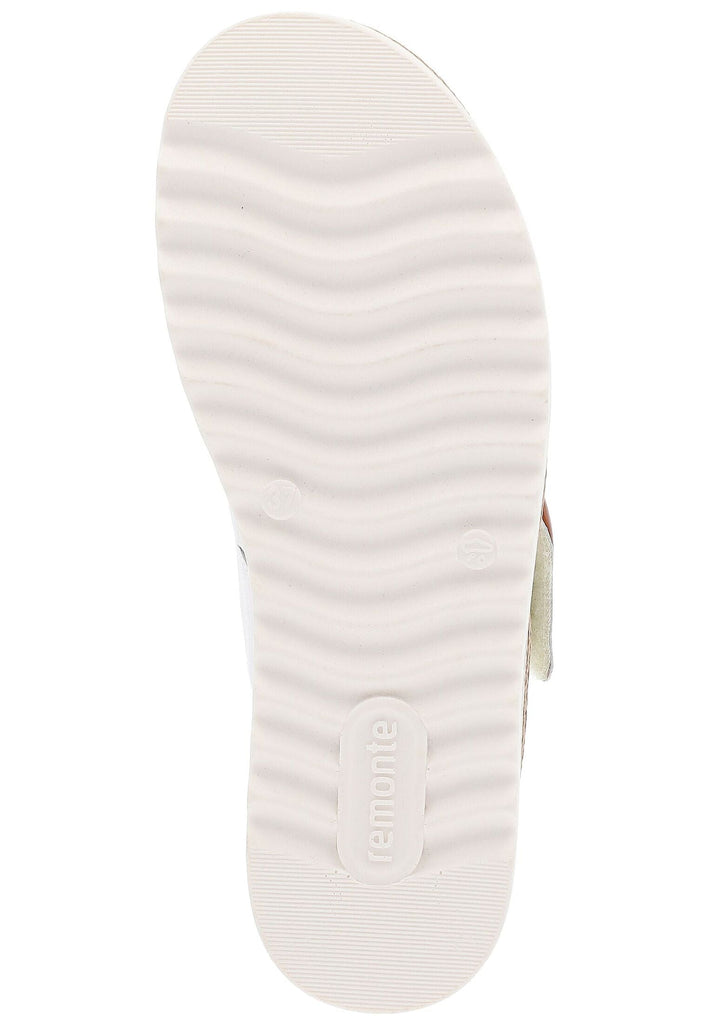 Remonte Pantoletten Leder Weiß