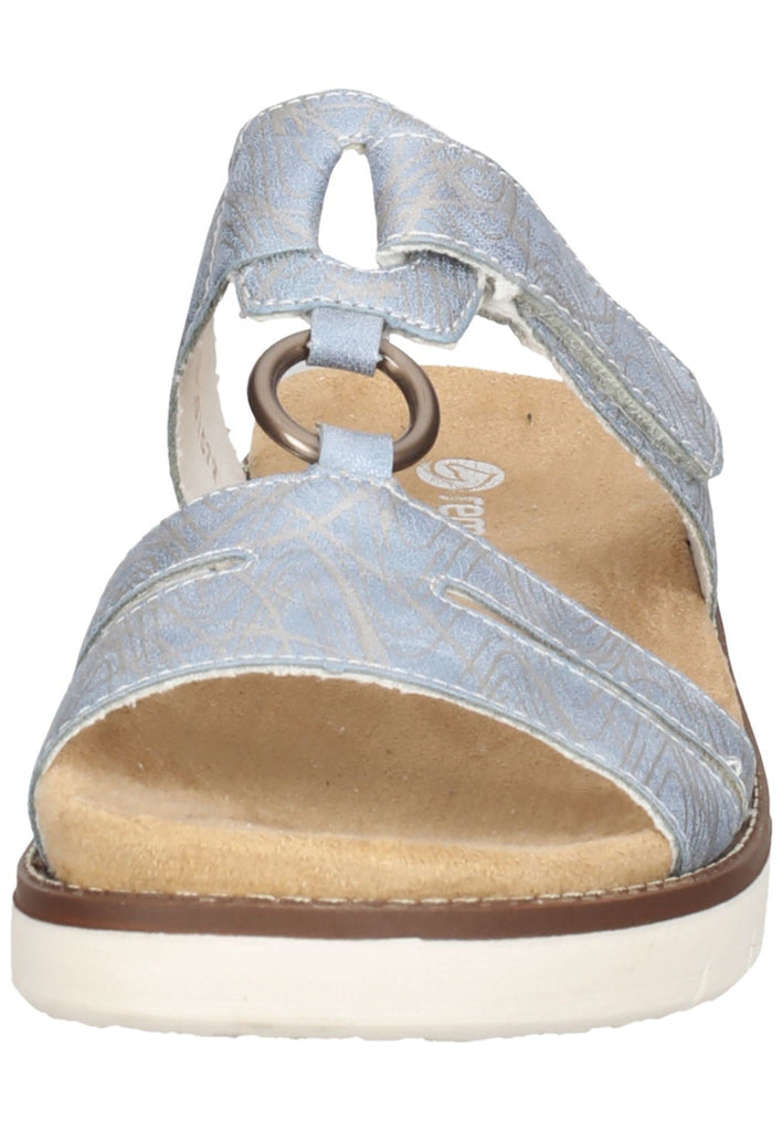 Remonte Pantoletten Lederimitat Blau