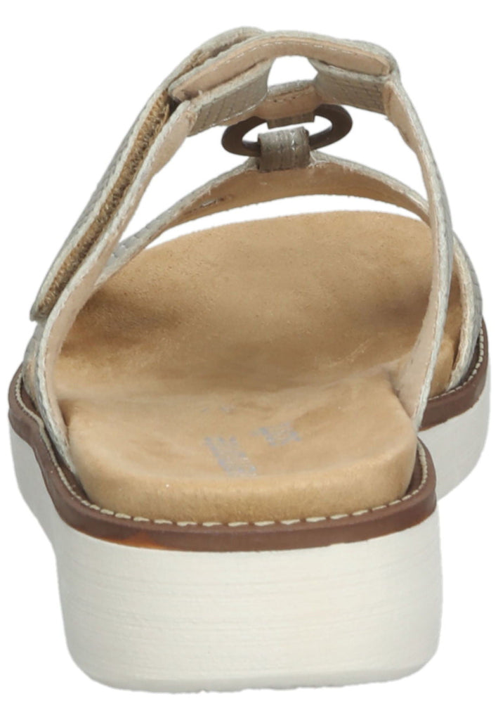 Remonte Pantoletten Lederimitat Grau