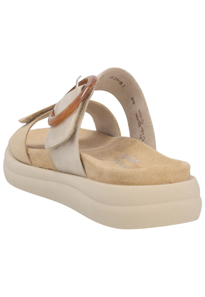 Remonte Pantoletten Lederimitat Tan