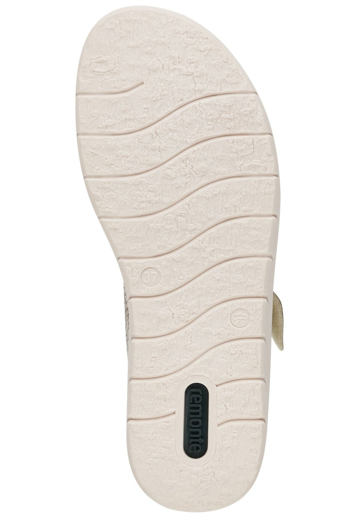 Remonte Pantoletten Lederimitat Weiß