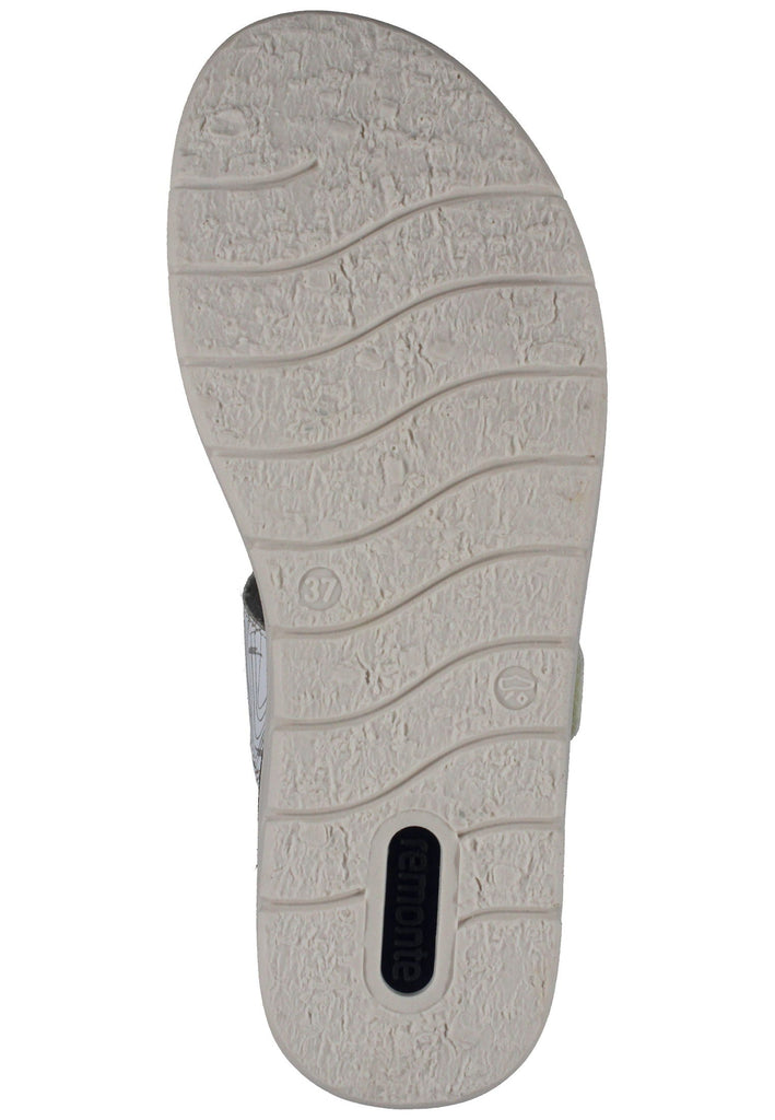 Remonte Pantoletten Lederimitat Weiß