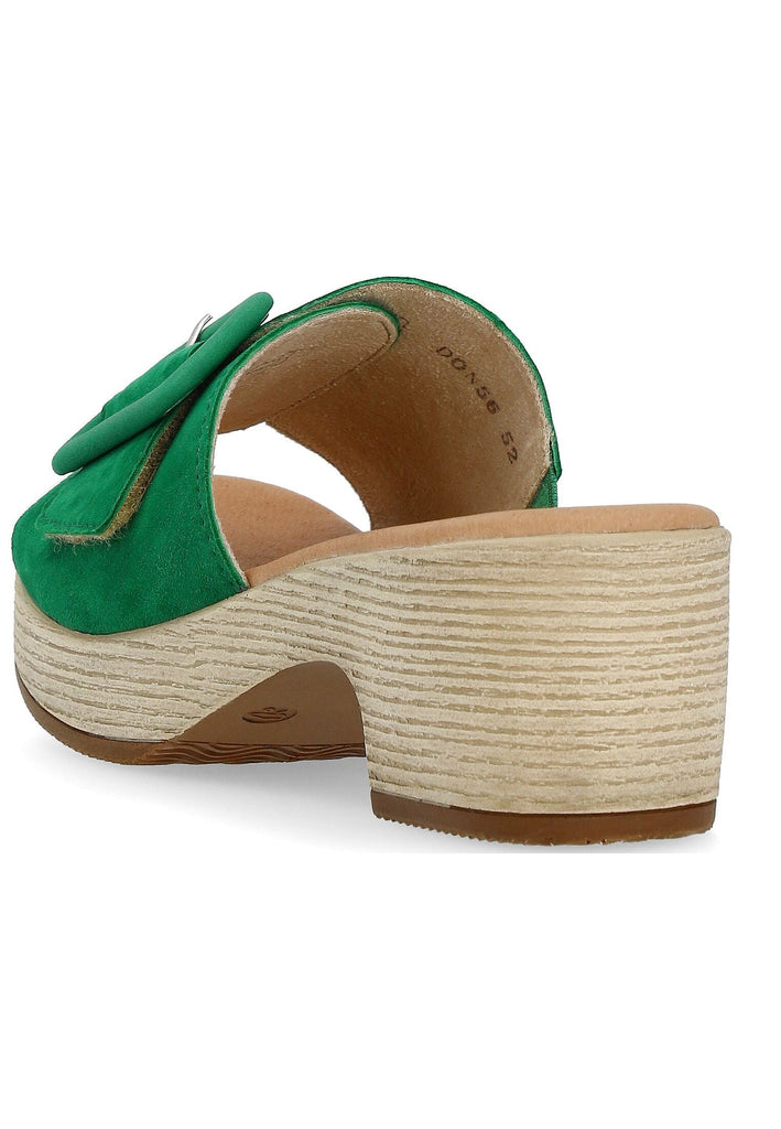 Remonte Pantoletten Veloursleder Apfel