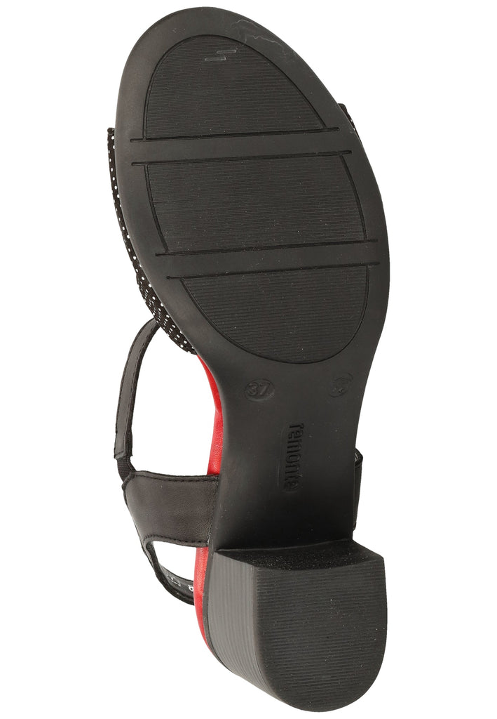 Remonte Pumps Leder Schwarz