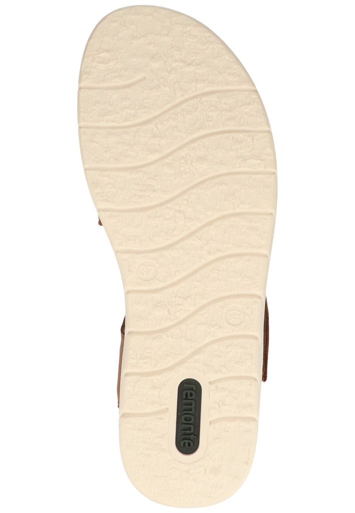 Remonte Sandalen Glattleder Braun