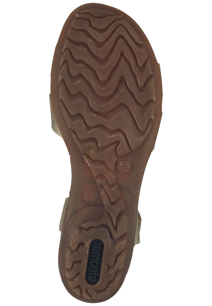 Remonte Sandalen Glattleder Gold