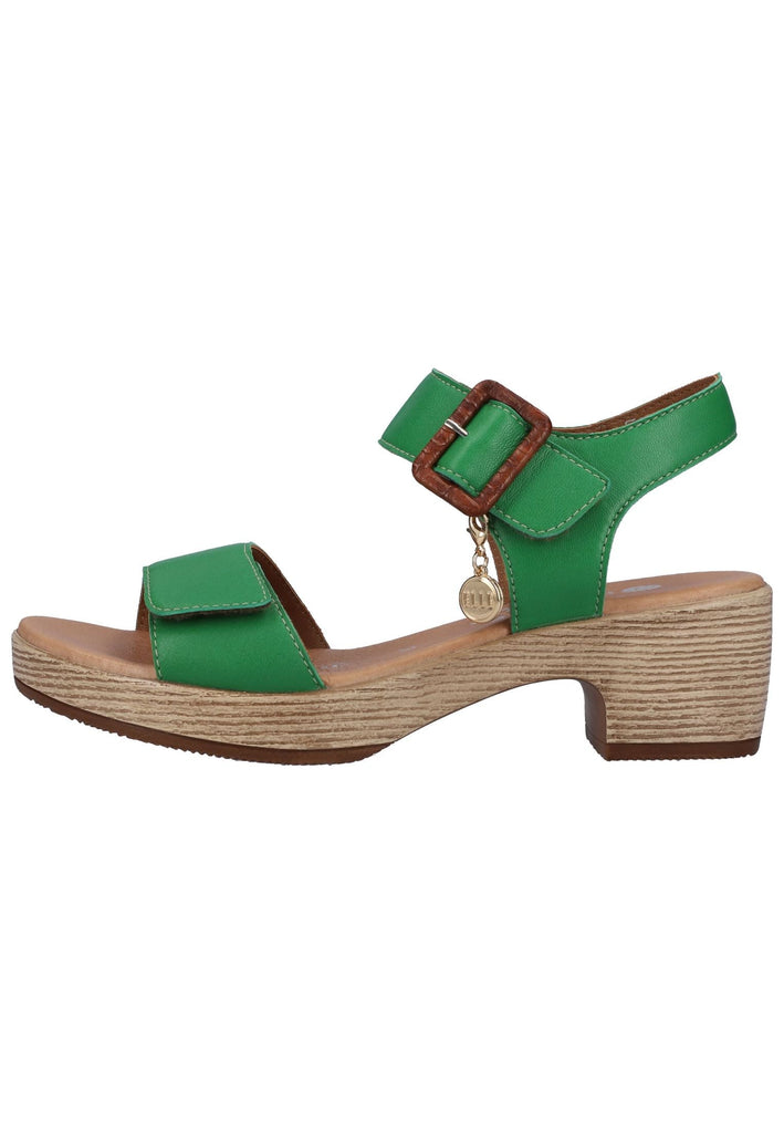 Remonte Sandalen Glattleder Grün