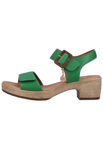Remonte Sandalen Glattleder Grün