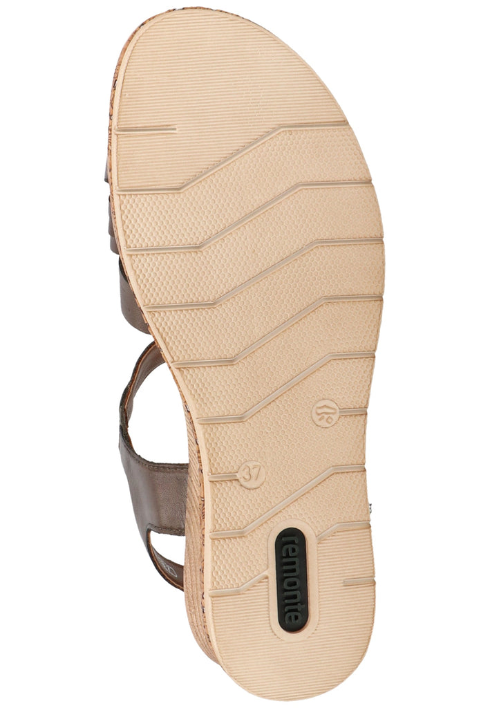 Remonte Sandalen Glattleder Grün