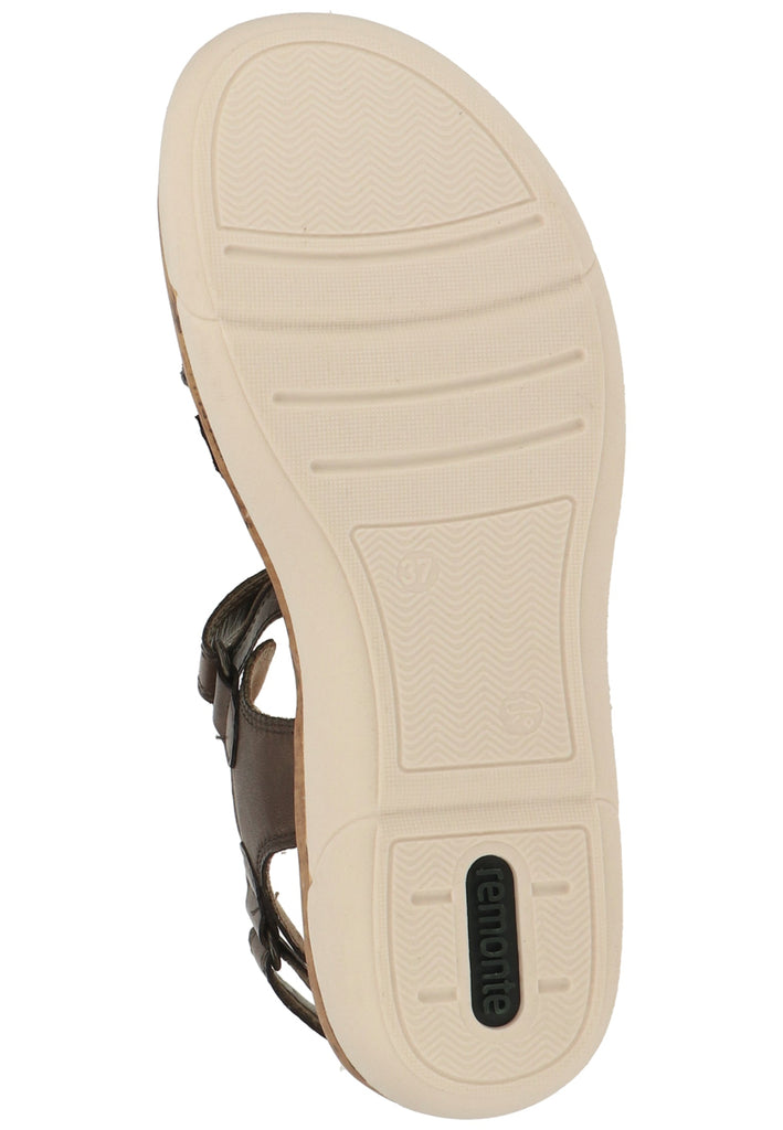 Remonte Sandalen Glattleder Grün