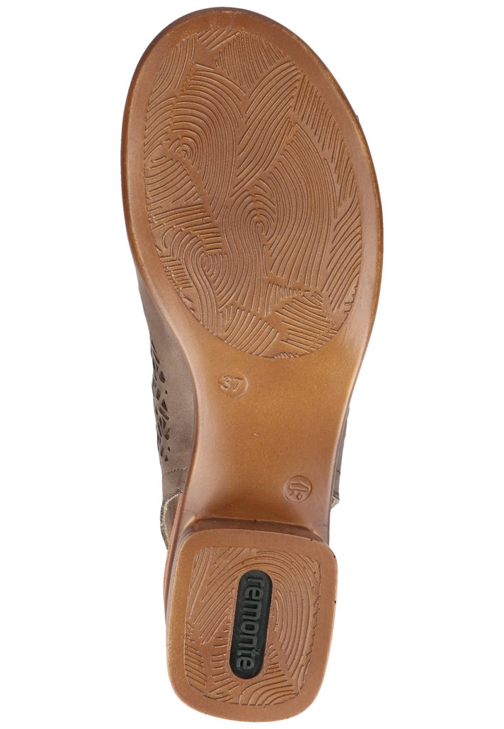 Remonte Sandalen Glattleder Grün