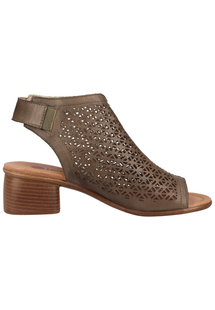 Remonte Sandalen Glattleder Grün