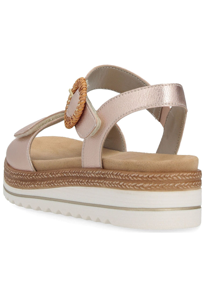 Remonte Sandalen Glattleder Kupfer